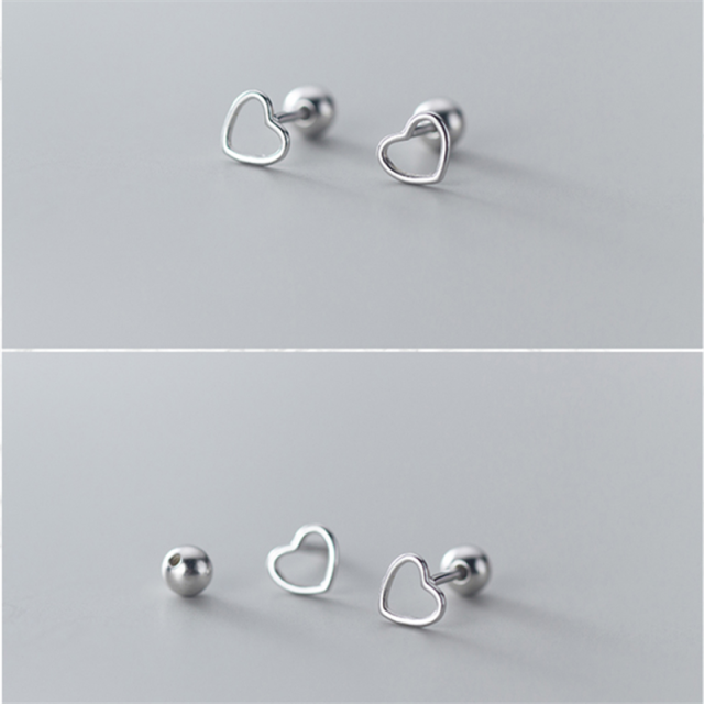 100% 925 Sterling Silver Earrings - [NUDRESS]