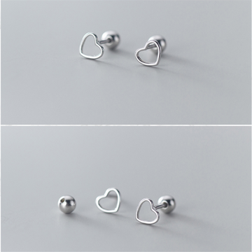 100% 925 Sterling Silver Earrings - [NUDRESS]