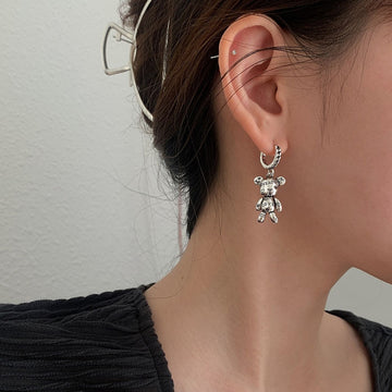 925 Sterling Silver Hoop Earrings - [NUDRESS]